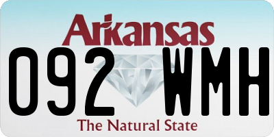 AR license plate 092WMH