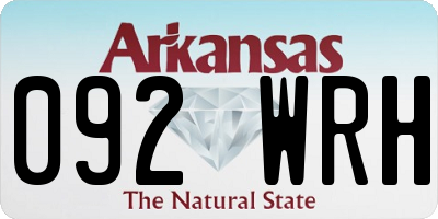 AR license plate 092WRH