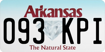 AR license plate 093KPI