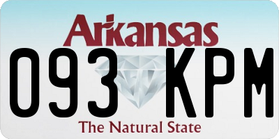 AR license plate 093KPM