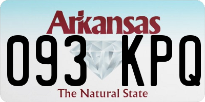 AR license plate 093KPQ