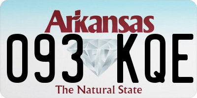 AR license plate 093KQE