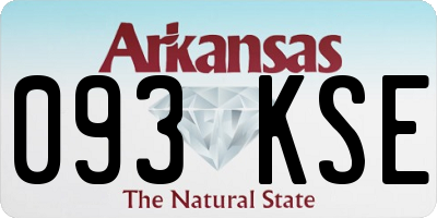 AR license plate 093KSE