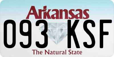 AR license plate 093KSF