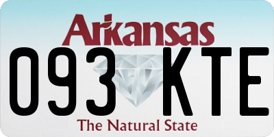 AR license plate 093KTE