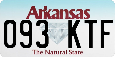 AR license plate 093KTF