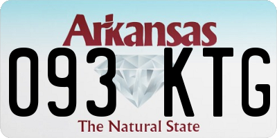 AR license plate 093KTG