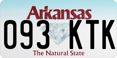 AR license plate 093KTK