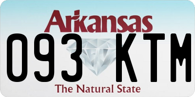 AR license plate 093KTM