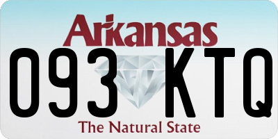 AR license plate 093KTQ