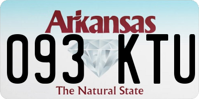 AR license plate 093KTU