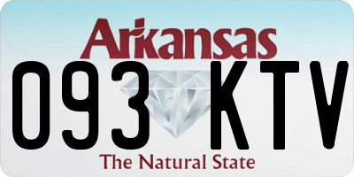 AR license plate 093KTV