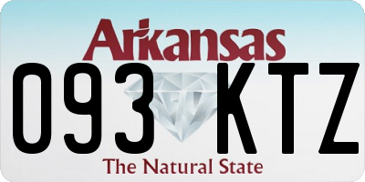 AR license plate 093KTZ