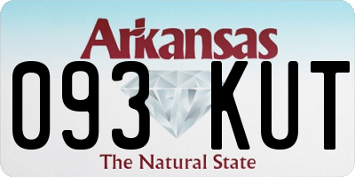 AR license plate 093KUT