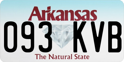 AR license plate 093KVB