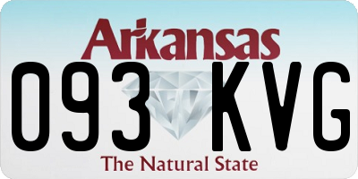 AR license plate 093KVG