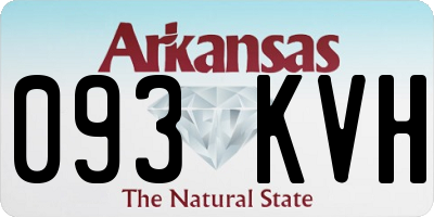 AR license plate 093KVH