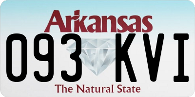 AR license plate 093KVI