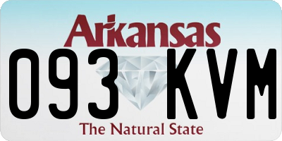 AR license plate 093KVM