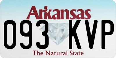 AR license plate 093KVP