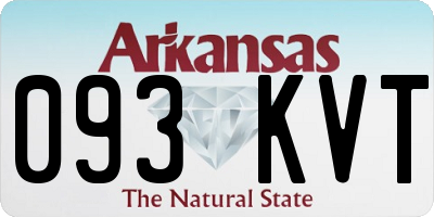 AR license plate 093KVT