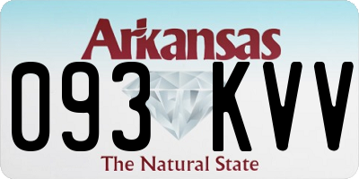 AR license plate 093KVV