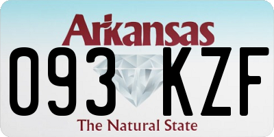 AR license plate 093KZF