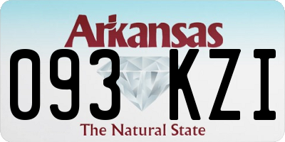AR license plate 093KZI