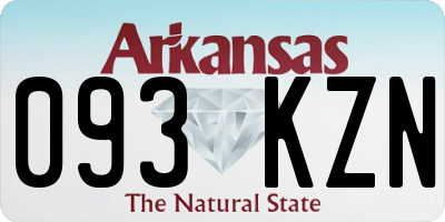 AR license plate 093KZN