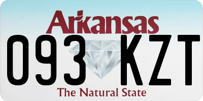 AR license plate 093KZT