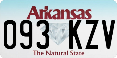 AR license plate 093KZV