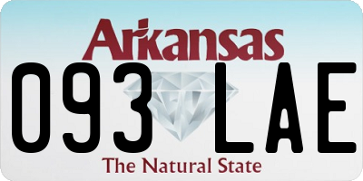 AR license plate 093LAE