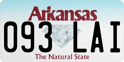 AR license plate 093LAI