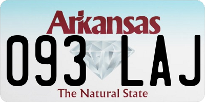 AR license plate 093LAJ