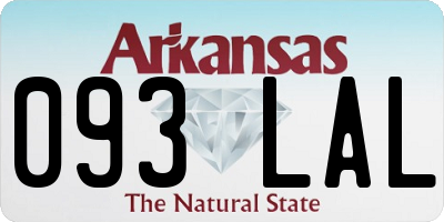 AR license plate 093LAL