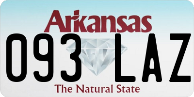 AR license plate 093LAZ