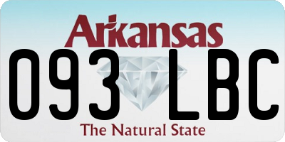 AR license plate 093LBC