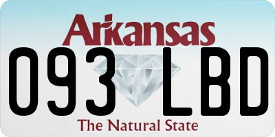 AR license plate 093LBD