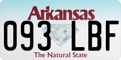 AR license plate 093LBF