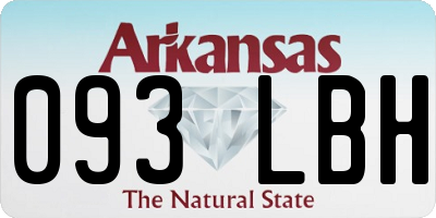 AR license plate 093LBH