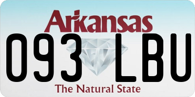 AR license plate 093LBU