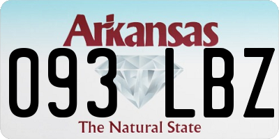 AR license plate 093LBZ