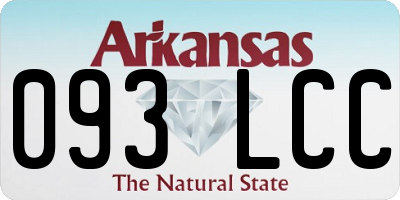 AR license plate 093LCC
