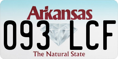 AR license plate 093LCF