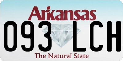 AR license plate 093LCH