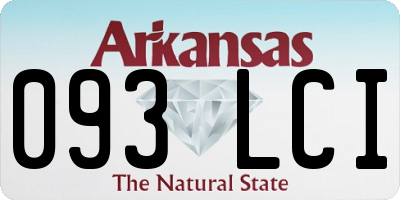 AR license plate 093LCI