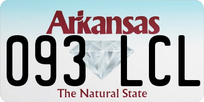 AR license plate 093LCL