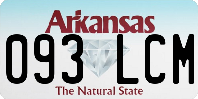 AR license plate 093LCM