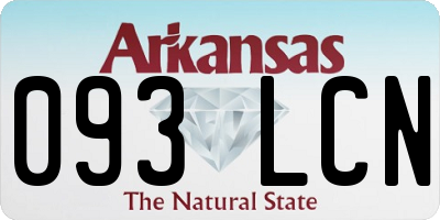 AR license plate 093LCN