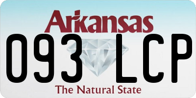AR license plate 093LCP